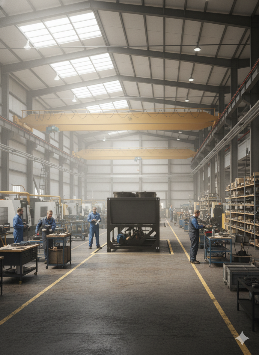 Gaziantep’te Üretildi: Hava Soğutmalı Chiller Sistemleri | GMT Isıtma Soğutma